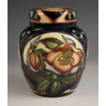 A Moorcroft limited edition 'Ashwood Gold' ginger jar and cover, numbered 137/200, designed by