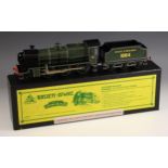 A Bassett-Lowke 'O' gauge electrically powered model railway locomotive and tender, 'Southern