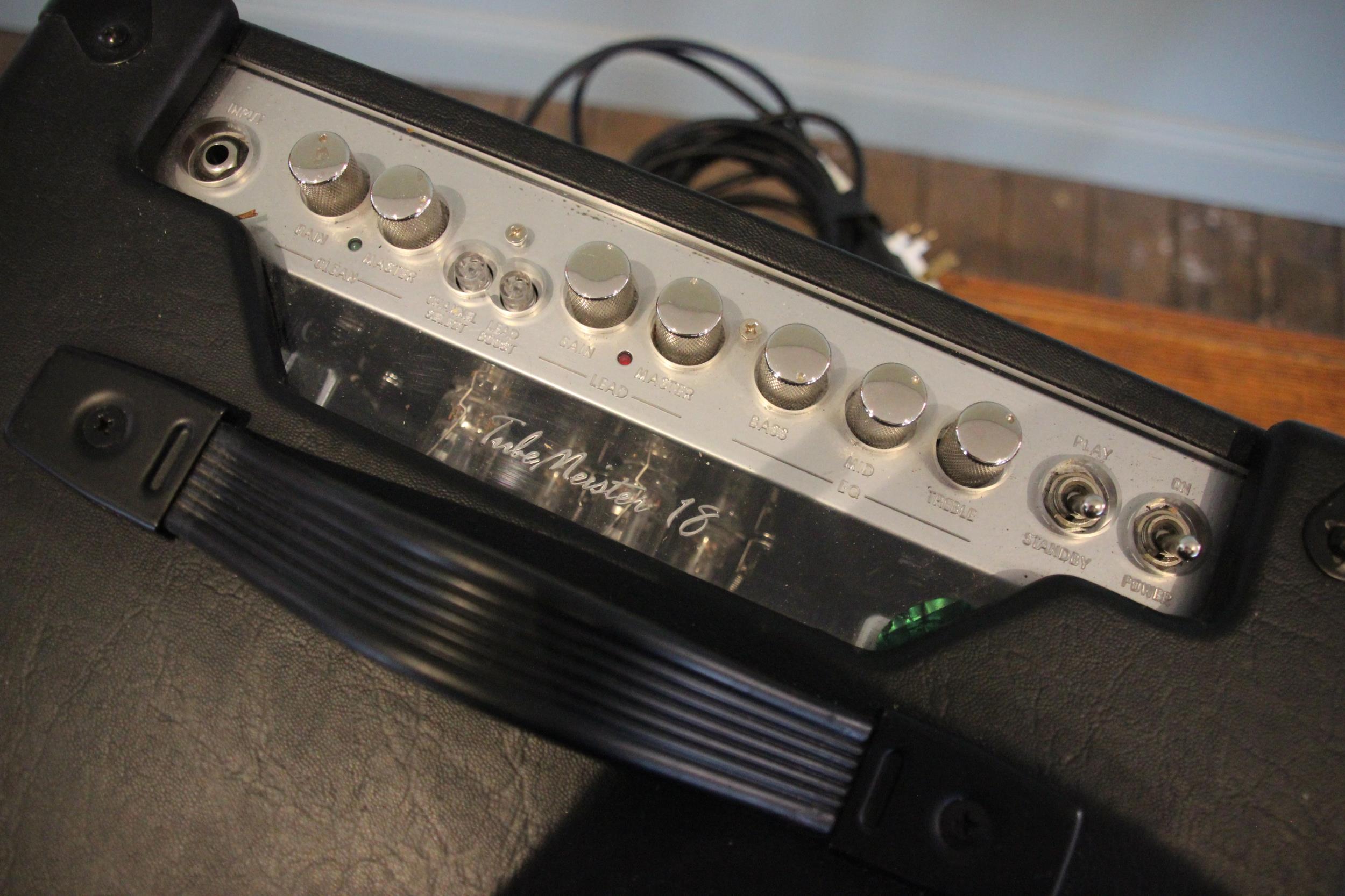 A Hughes and Kettner Tubemeister 18 Combo guitar amplifier, with cover, untested - Image 2 of 3