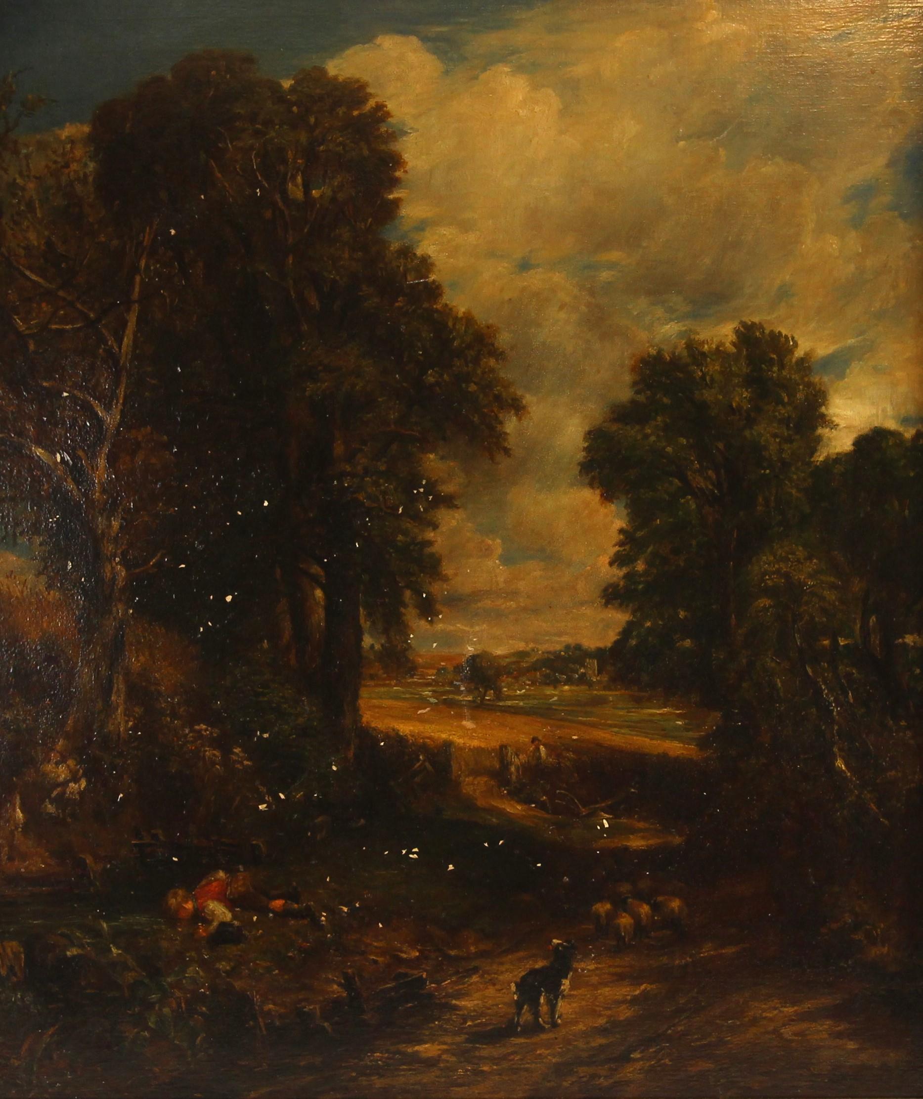 After John Constable (British, 1776 - 1837), 'The Cornfield', a late 19th century copy after the - Image 2 of 3