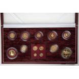 Elizabeth II (1952-2022), The Golden Jubilee Gold Proof Coin Set, 2002, no.1096, comprising: £5, £2,