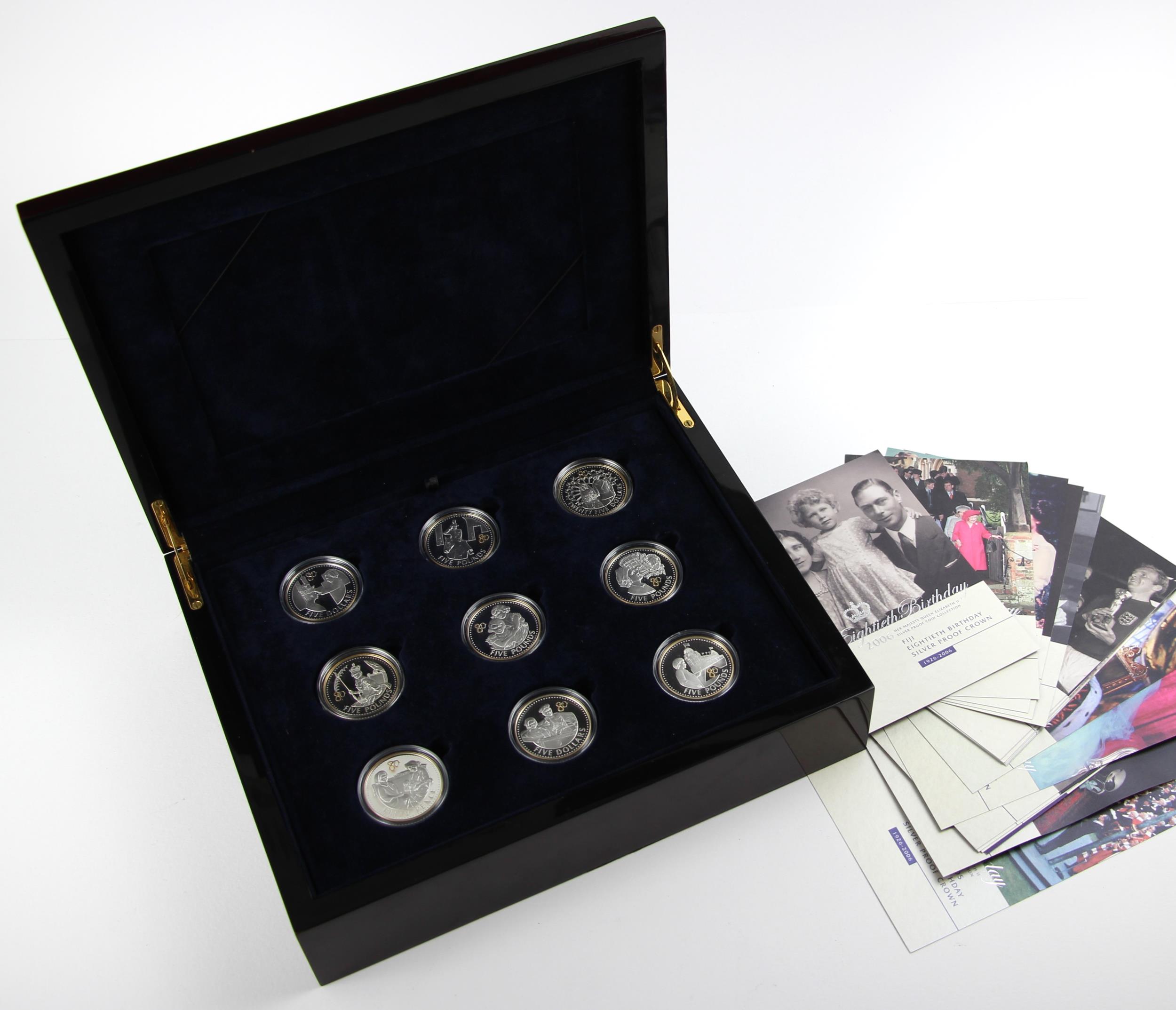 Elizabeth II (1952-2022), The 80th Birthday Silver Proof Coin Collection, 2006, comprising: - Bild 4 aus 4