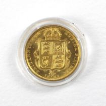 Victoria (1837-1901), Half Sovereign, 1887, London Mint, Jubilee head and shield reverse,