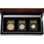 Elizabeth II (1952-2022) The Royal Baby Three gold Coin Set, 2018, Proof, Gibraltar, comprising; £