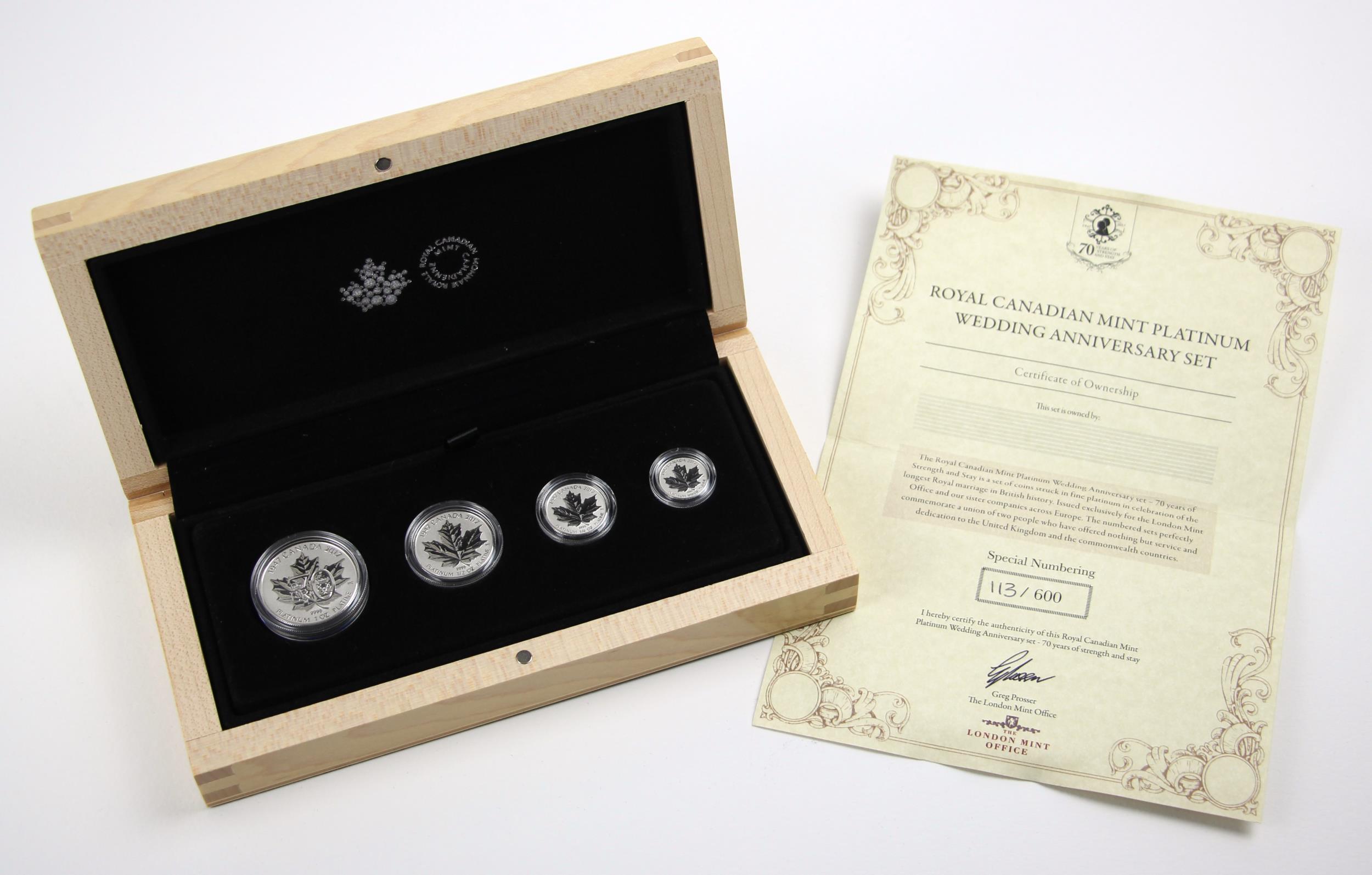 Elizabeth II (1952-2022) The Royal Canadian Platinum Wedding Anniversary Prestige Set, 2017, - Bild 4 aus 4