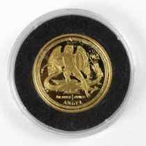 Elizabeth II (1952-2022) 1/2 oz angel, 2011, proof, Isle of Man, St Michael reverse, encapsulated