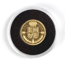 Elizabeth II (1952-2022), Full Sovereign, 2022, In Memoriam Proof Laurel, Tristan Da Cunha, Laurel