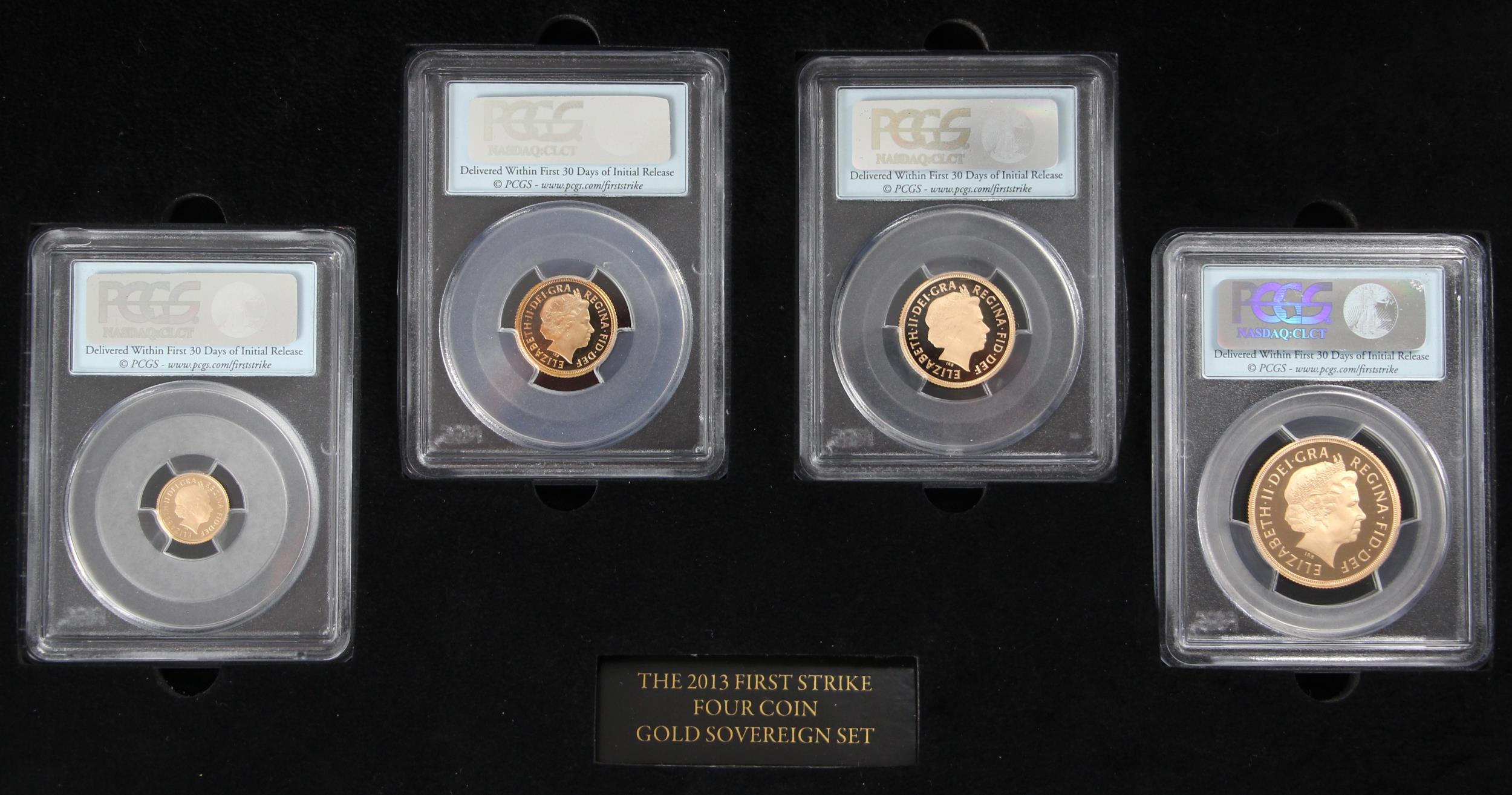 Elizabeth II (1952-2022), The 2013 Sovereign Collection Four Coin Set, Proof, First Strike, 2013,