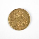 Victoria (1837-1901), Full Sovereign, 1887, Sydney Mint, young head Victoria with St George reverse,