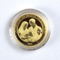 Elizabeth II (1952-2022), Princess Charlotte 1/4 oz gold $25, 2015, proof, The Perth Mint,