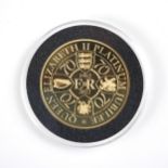 Elizabeth II (1952-2022), Platinum Jubilee 2oz gold coin, 2022, proof, Solomon Islands, fourth