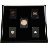 Elizabeth II (1952-2022), Queen Victoria 200th Anniversary Sovereign Five Coin Set, 2019, Proof,