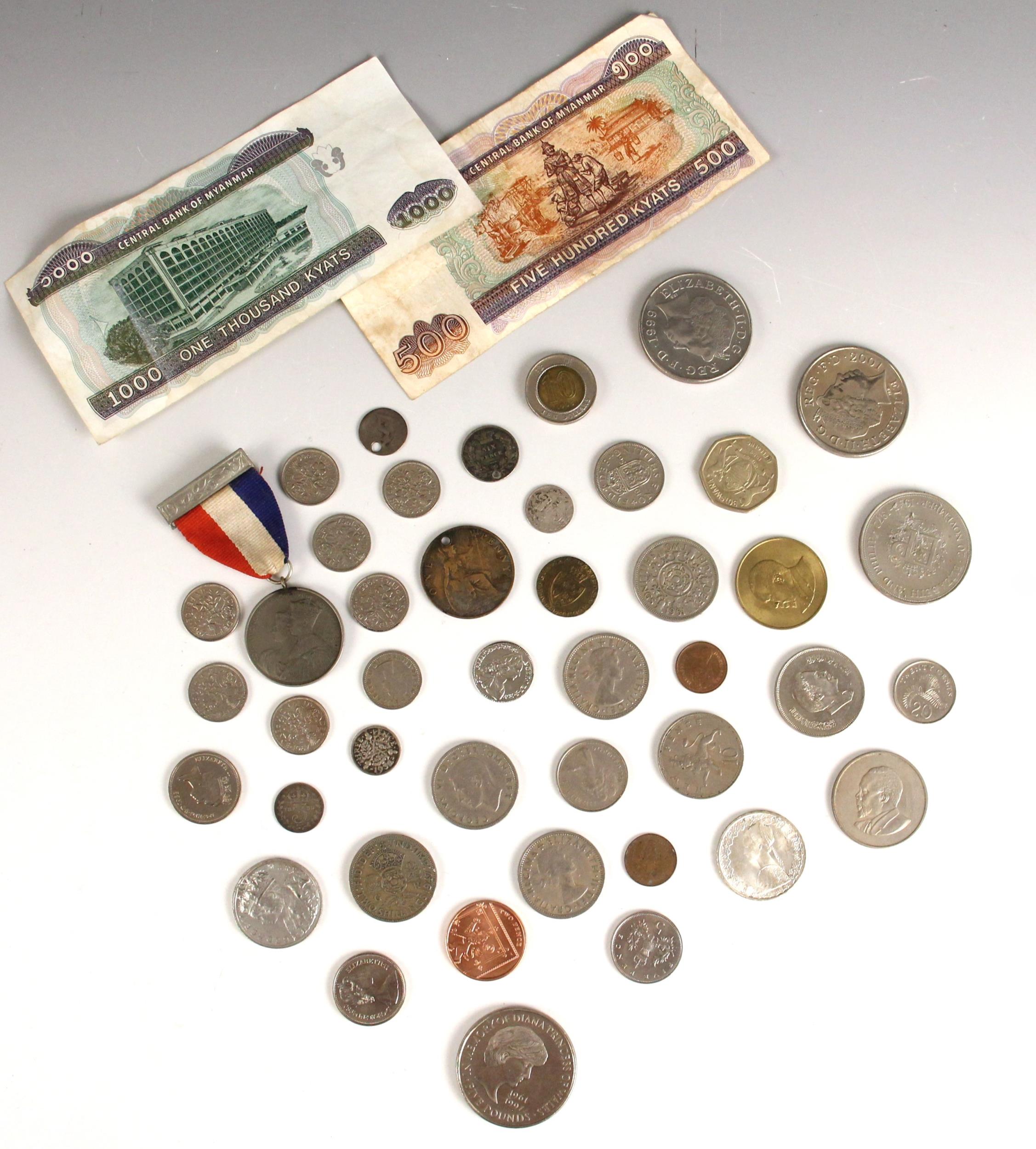 A collection of British and Foreign silver, copper and cupronickel decimal, pre decimal and other