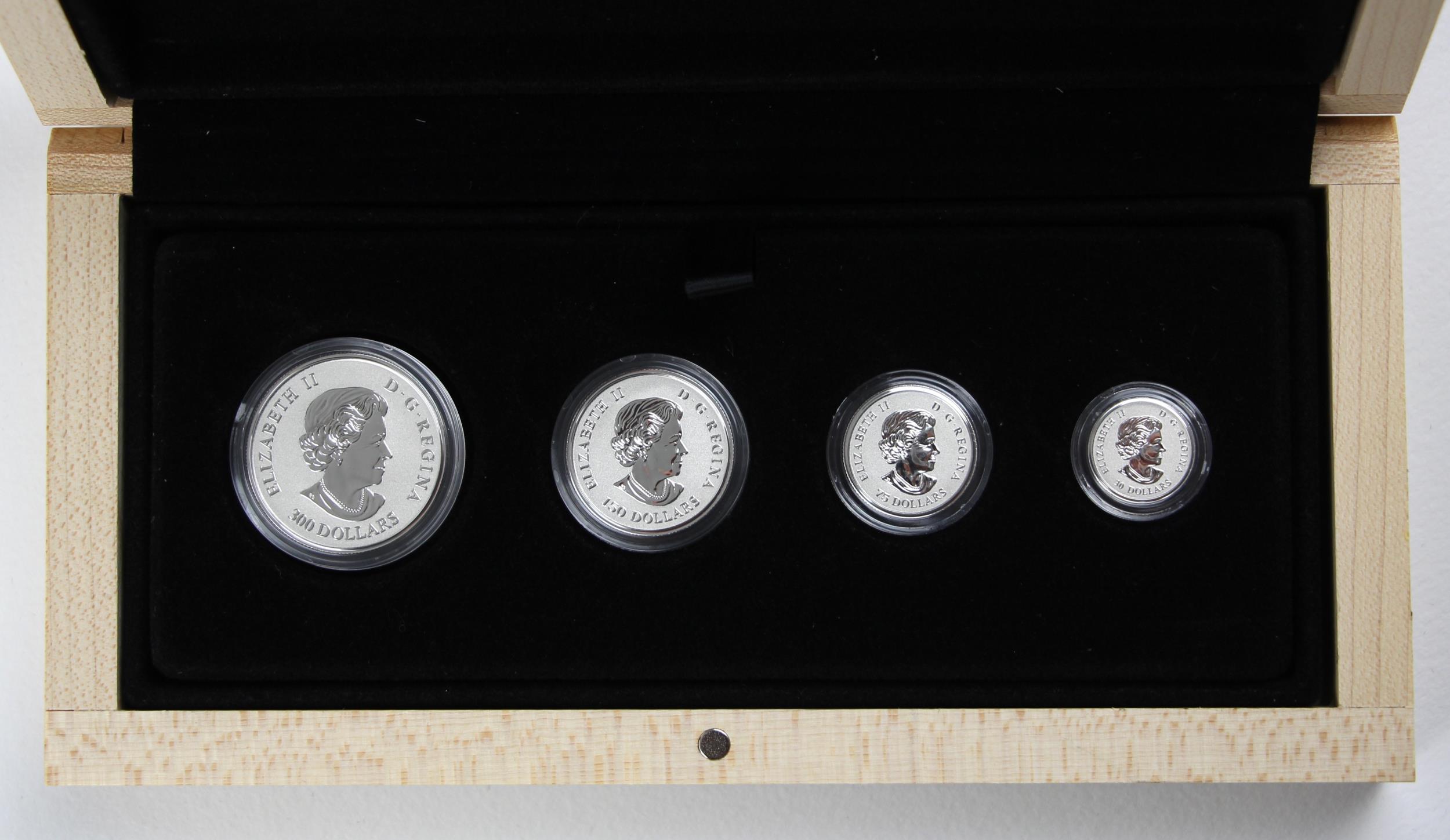 Elizabeth II (1952-2022) The Royal Canadian Platinum Wedding Anniversary Prestige Set, 2017,