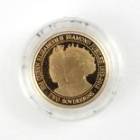 Elizabeth II (1952-2022), £2 Double Sovereign, 2012, Diamond Jubilee Proof, Gibraltar, double