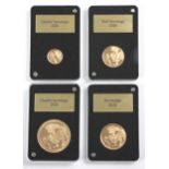 Elizabeth II (1952-2022), The Dragon Attacks Four Coin Sovereign Set, 2020, Proof, no.13/149,