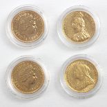 Victoria - Elizabeth II (1837-2022), The Golden and Diamond Jubilee Sovereign Set, comprising: 1887,