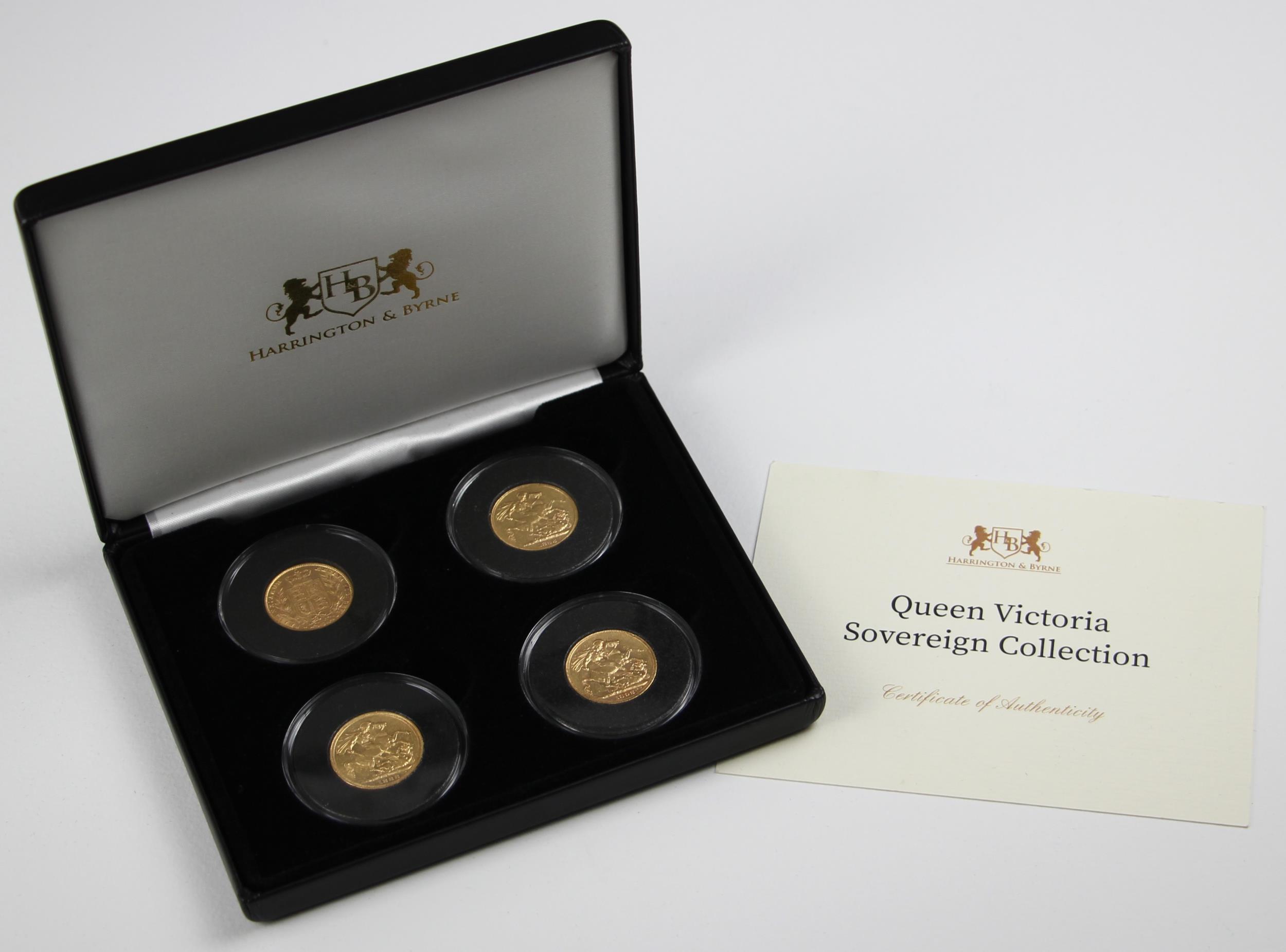 Victoria (1837-1901), Queen Victoria Full Sovereign Collection, comprising: 1871, Young head and - Bild 3 aus 3