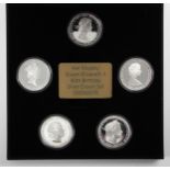 Elizabeth II (1952-2022), Her Majesty Queen Elizabeth II 90th Birthday Silver Crown Set, 2016,