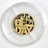 Monnaie De Paris, 1/4oz D-Day gold 50 Euro, 2019, proof, commemorating the 75th anniversary,