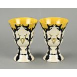 2x Colenbrander vase, H 12.6 cm.