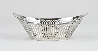 Silver chocolate basket