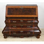 Burr walnut desk