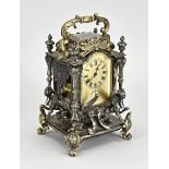 Rare antique French travel alarm clock, 1890