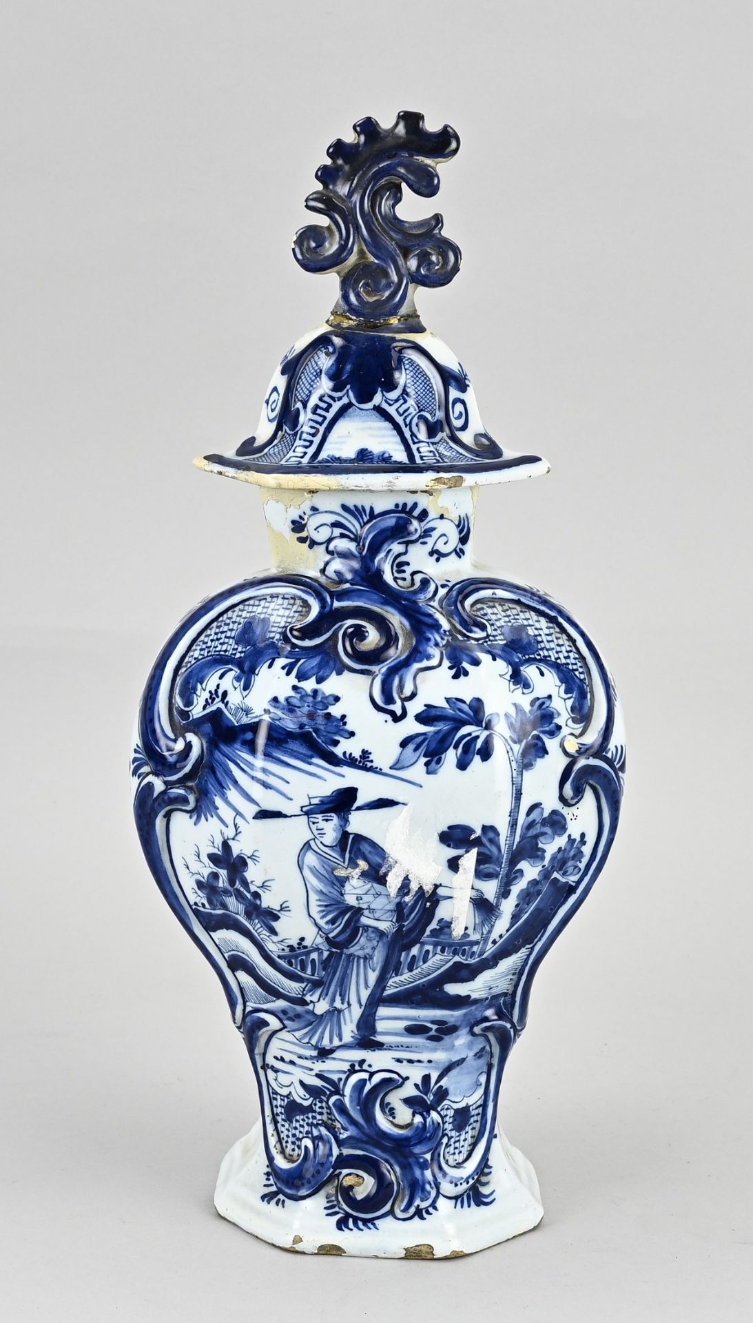 Antique Delft vase