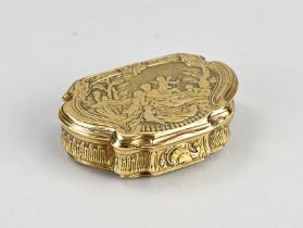 Golden snuff box, 18 century Daniel Govaers (or Gouers)