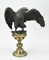 Bronze bird of prey