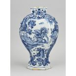 Antique Delft vase, H 31 cm.