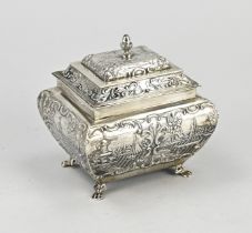 Silver tea box