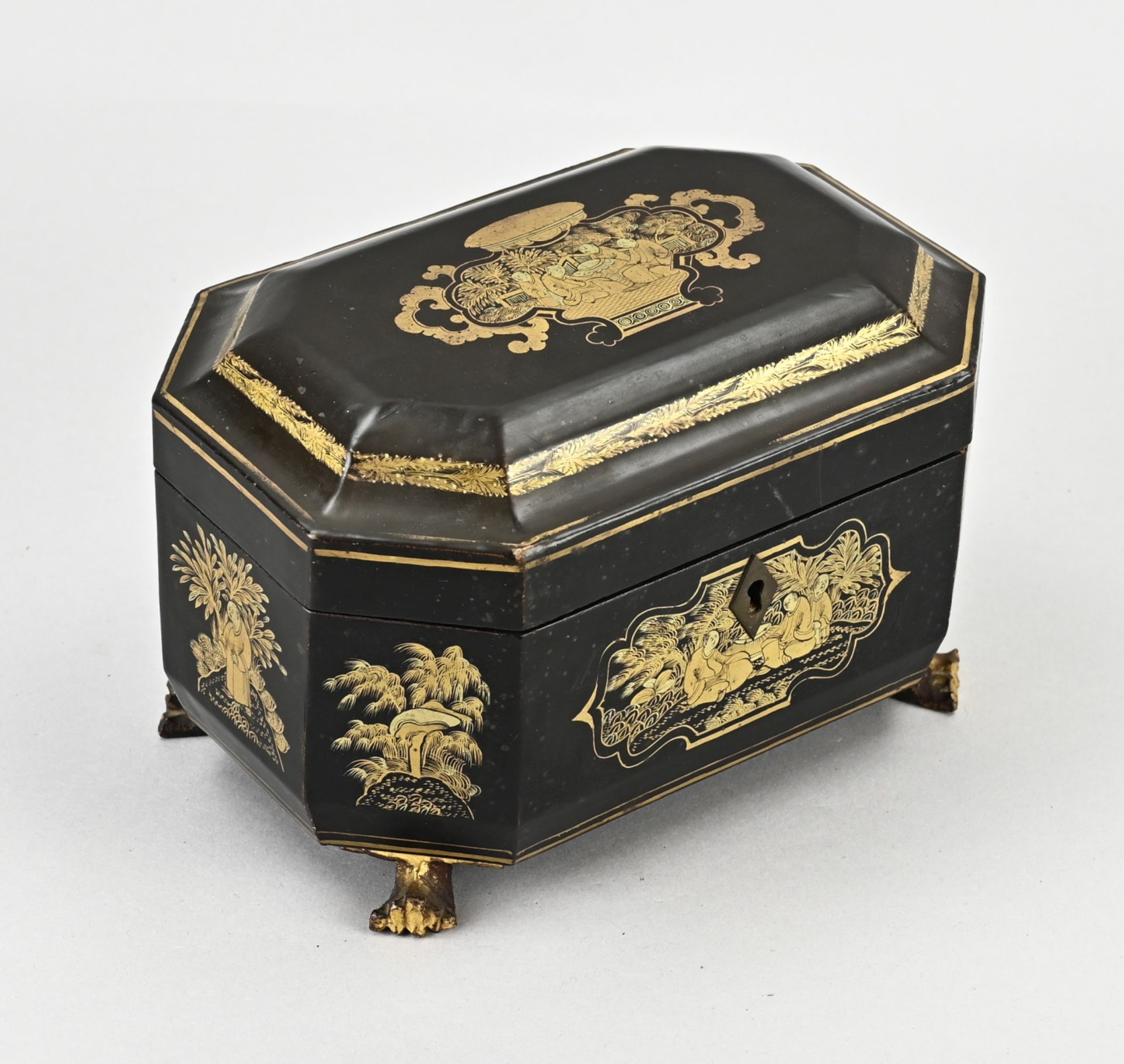 Chinese lacquer tea chest