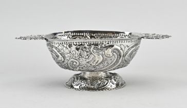 Antique silver brandy bowl