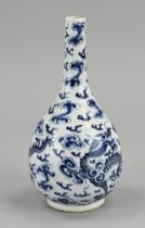 Chinese dragon vase, H 20.3 cm.