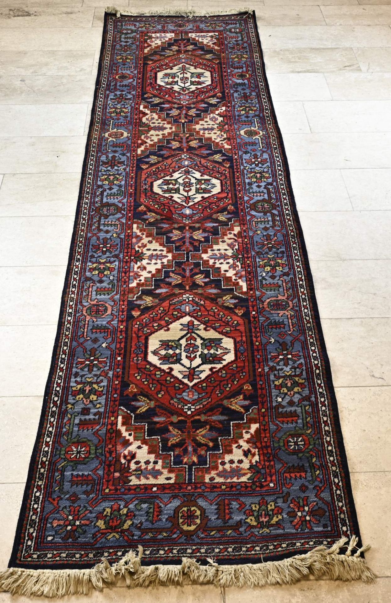 Persian runner, 340 x 90 cm.