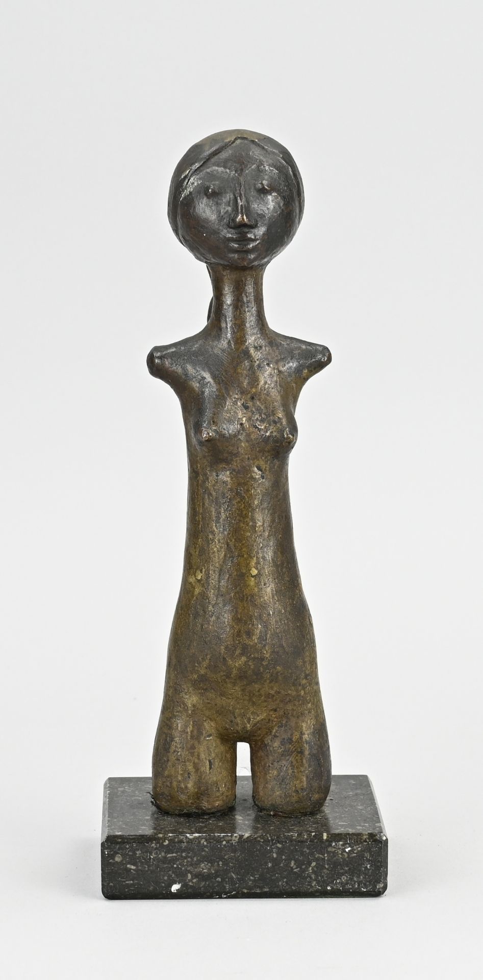 Bronze sculpture, H 22.5 cm.