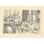 Rare engraving, Memento Mori