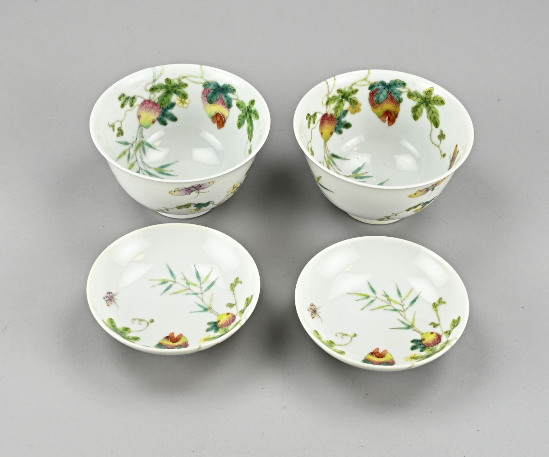 2x Chinese lidded bowl + consoles - Image 3 of 5