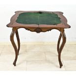 Mahogany gaming table, 1860