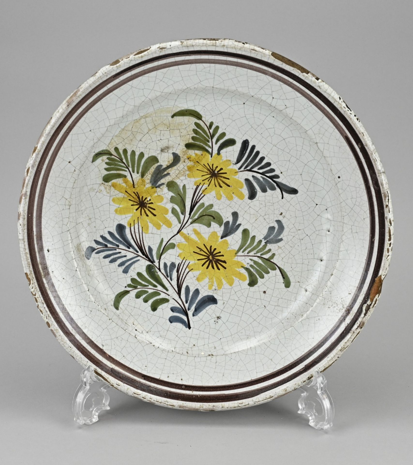 Delft plate Ã˜ 31.5 cm.