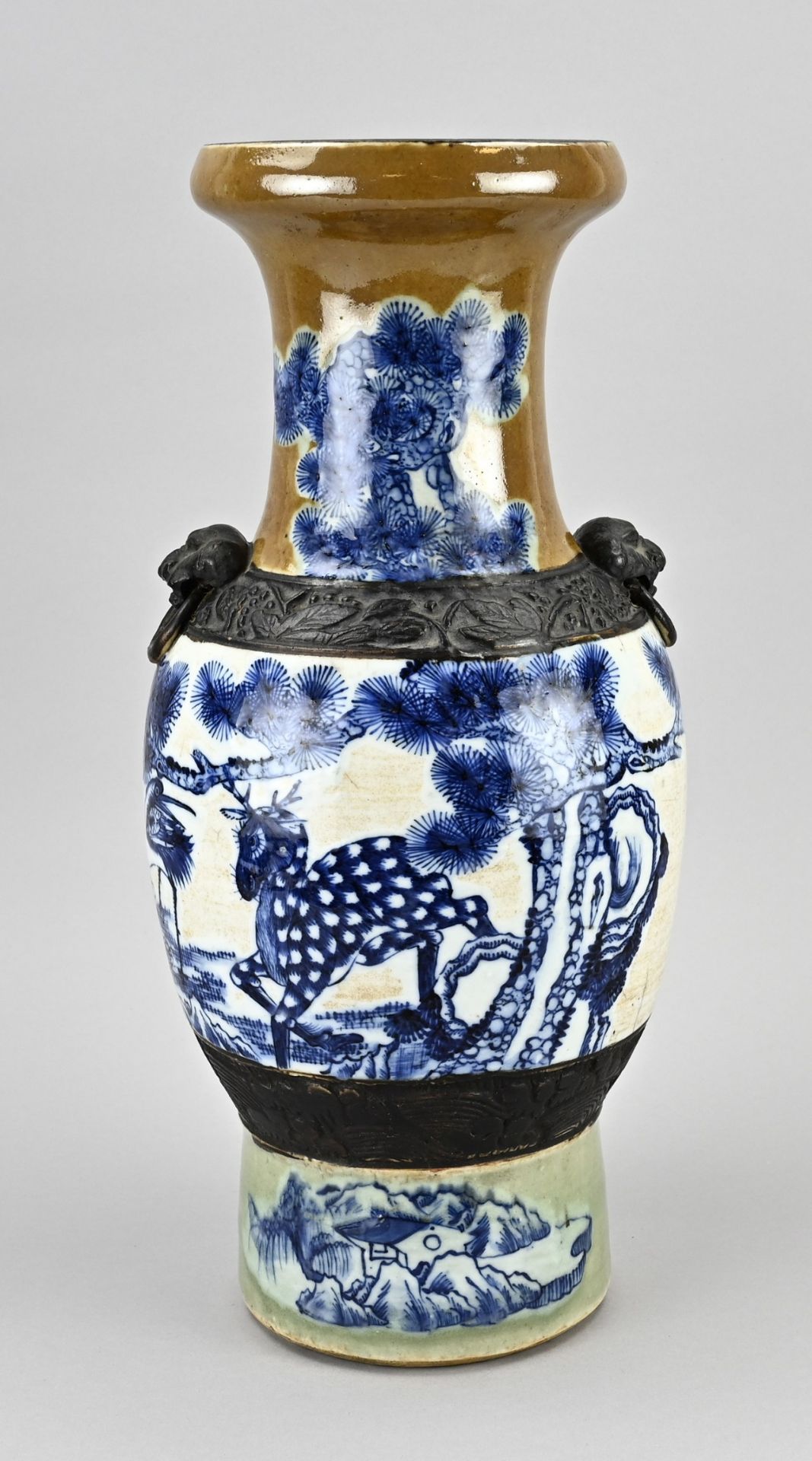 Chinese Cantonese vase, H 47 cm.