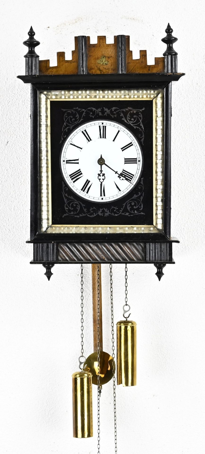 Black Forest wall clock, 1880