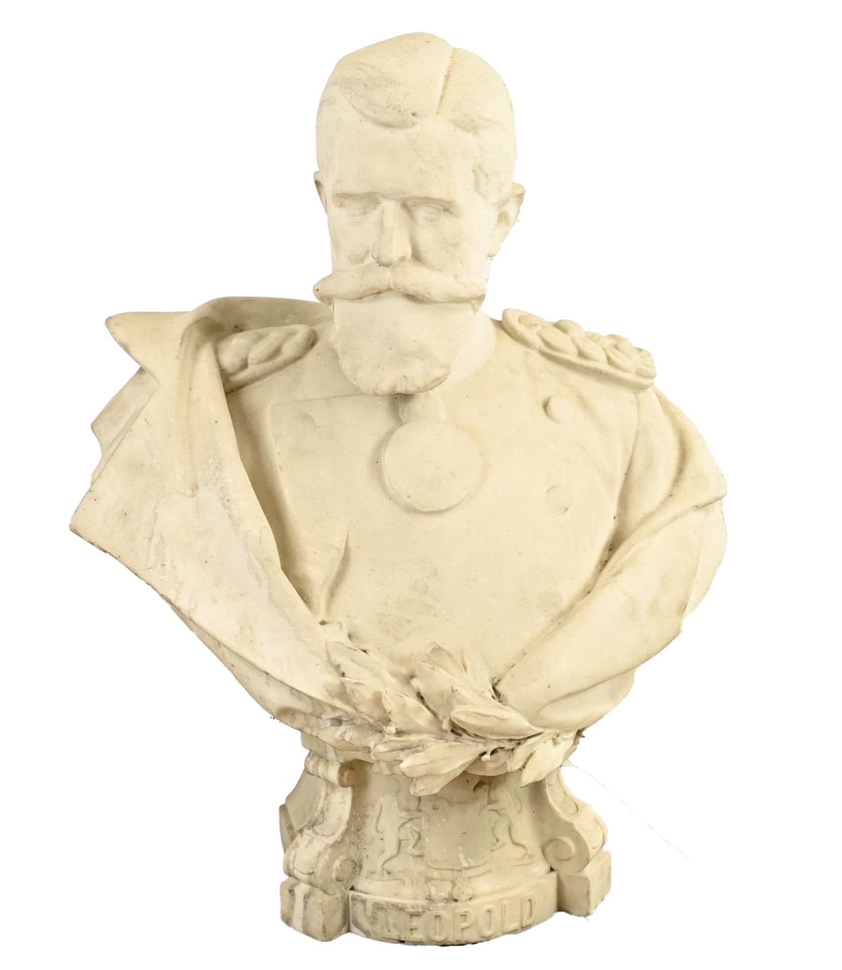 King Leopold marble bust