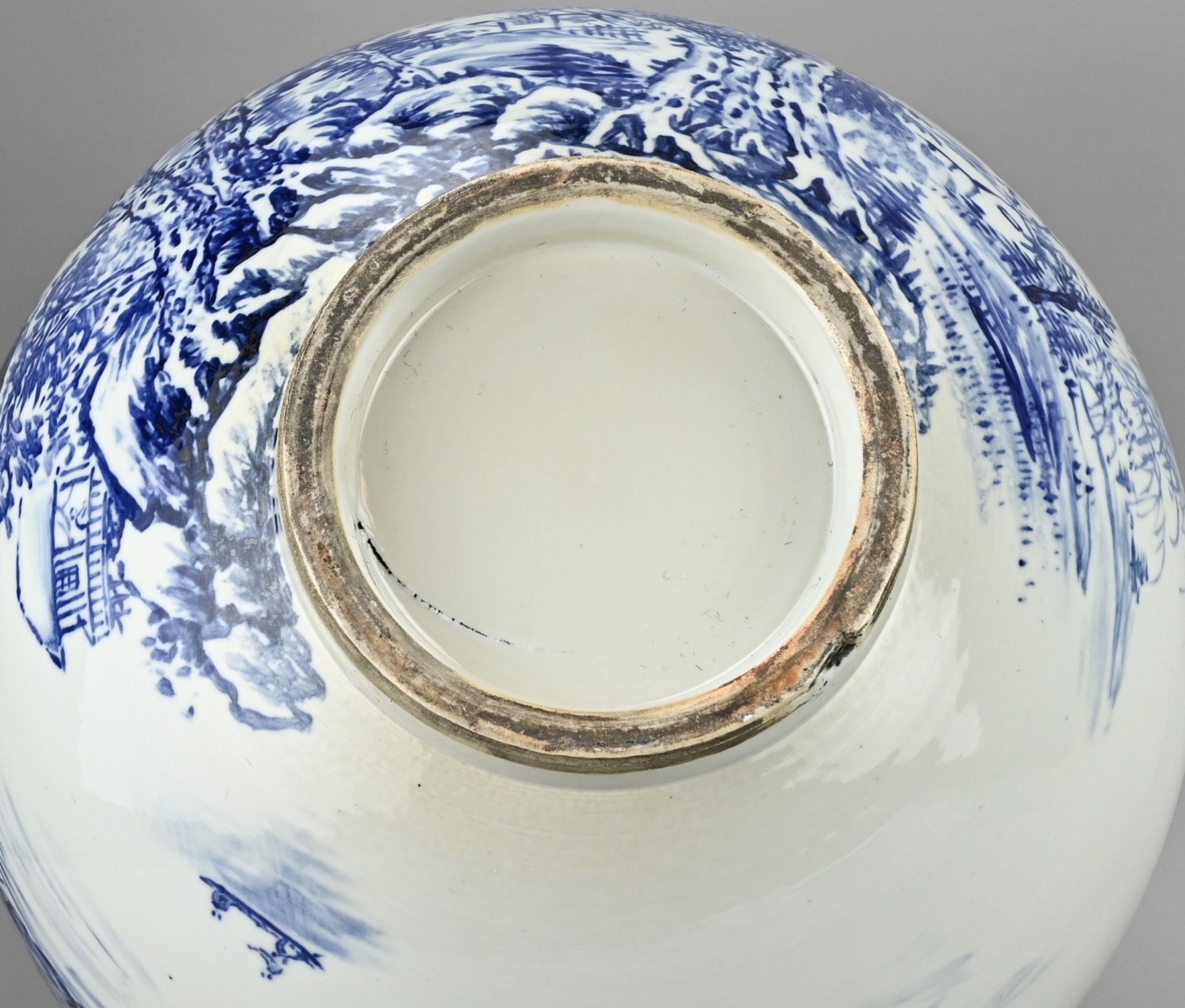 Chinese ball vase, H 49 cm x Ã˜ 37 cm. - Bild 3 aus 3