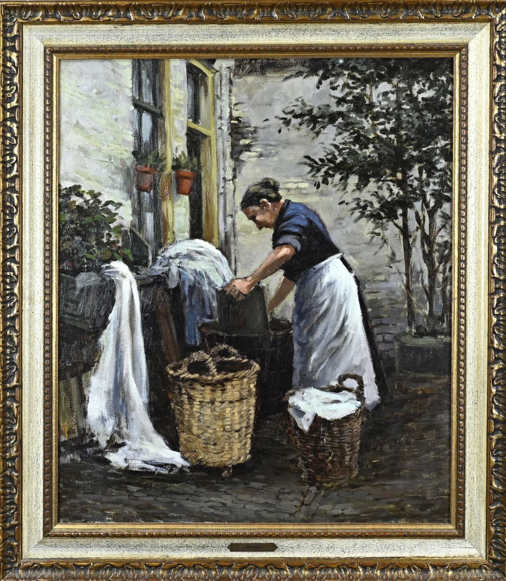 J. Brugman, Washing woman