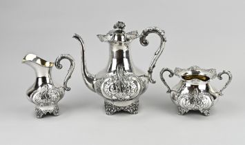 3-piece silver tableware