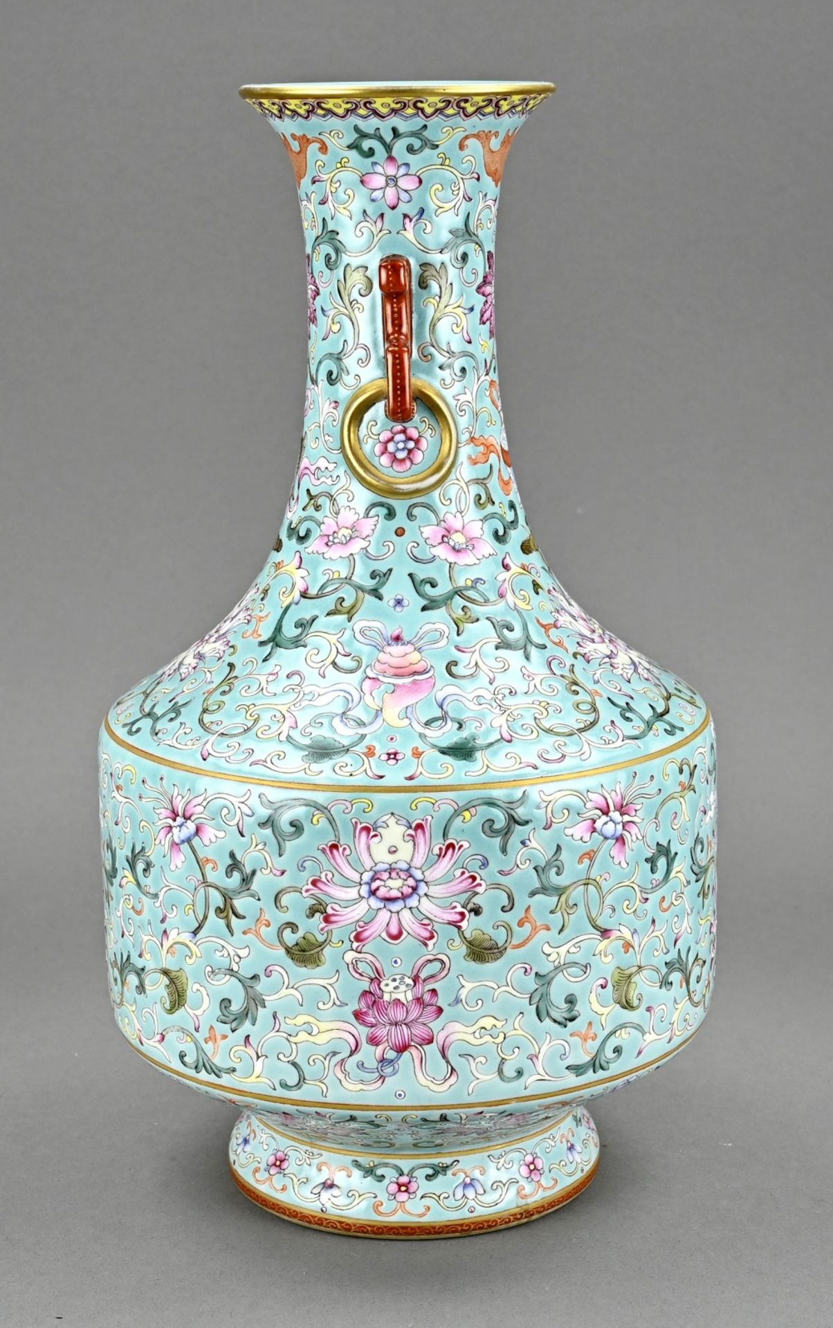 Chinese vase, H 32 cm. - Image 3 of 3