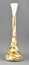 Antique glass pipe vase, 1920